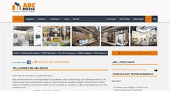 Desktop Screenshot of abc-messe.com